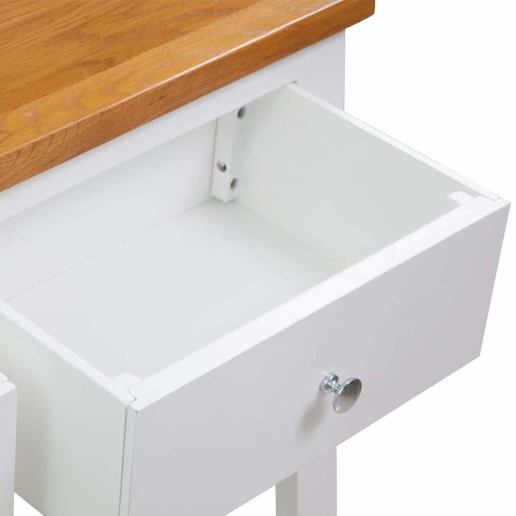 Solid Oak Wood Console Table Z8986