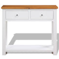 Solid Oak Wood Console Table Z8986