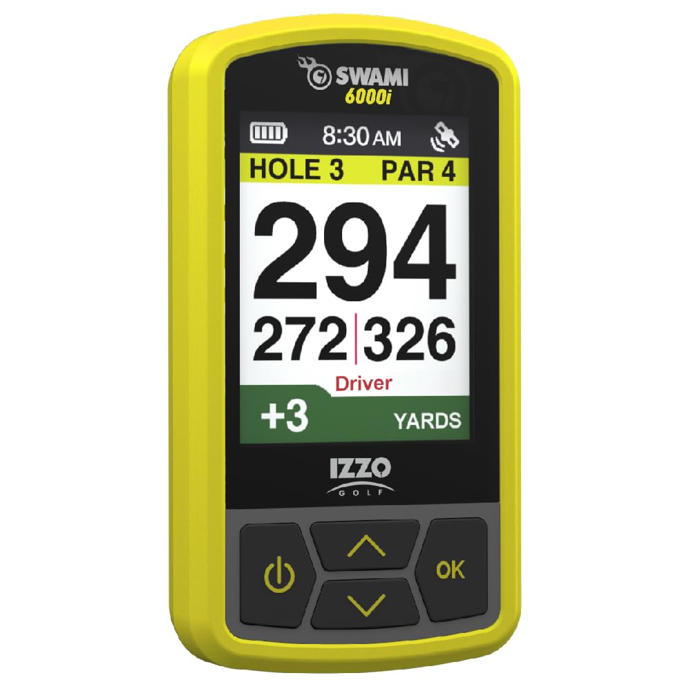 Handheld Golf GPS Water-Resistant Color Display with 38,000 Course Maps E63426