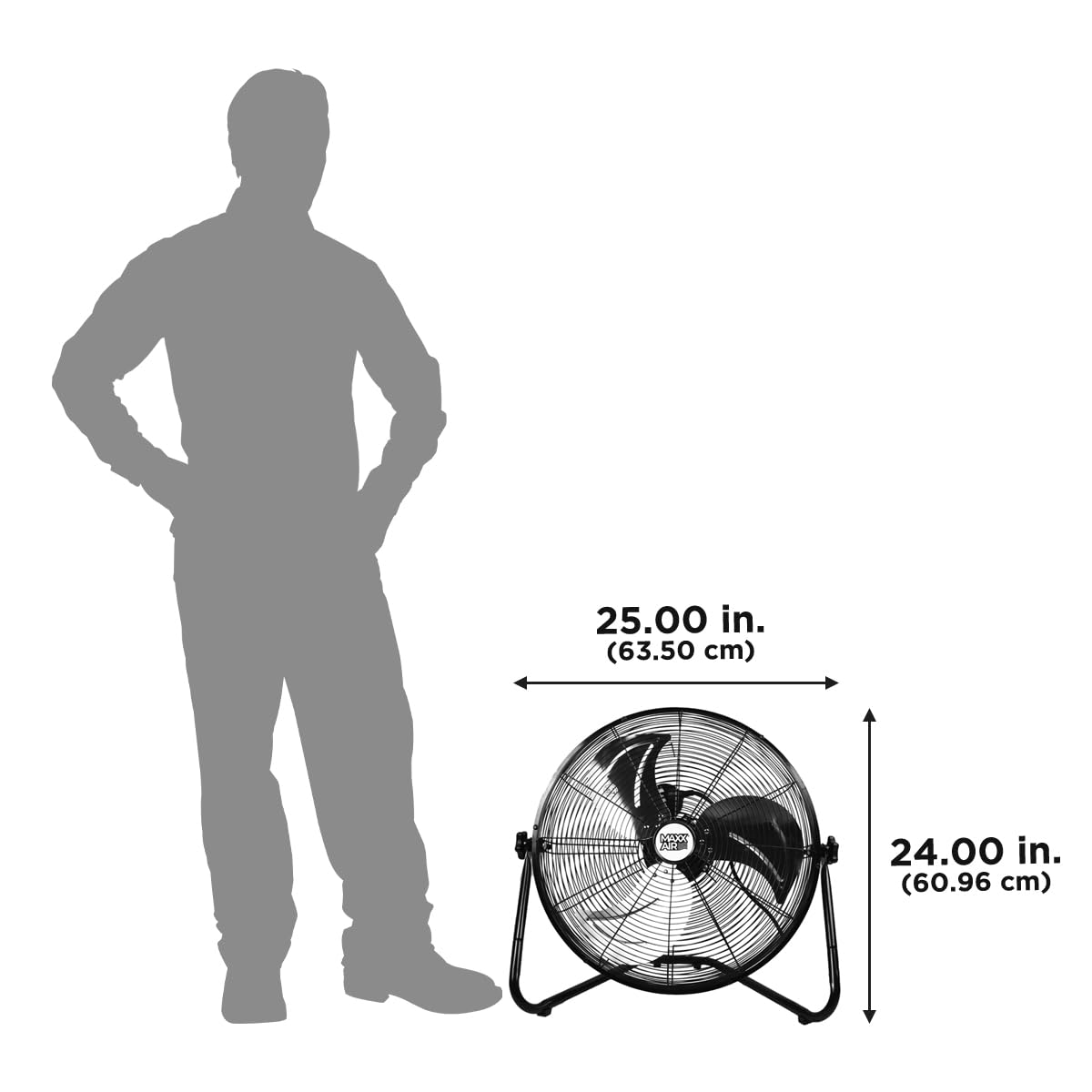 20 Inch 3-Speed High Velocity Wall Fan E23315
