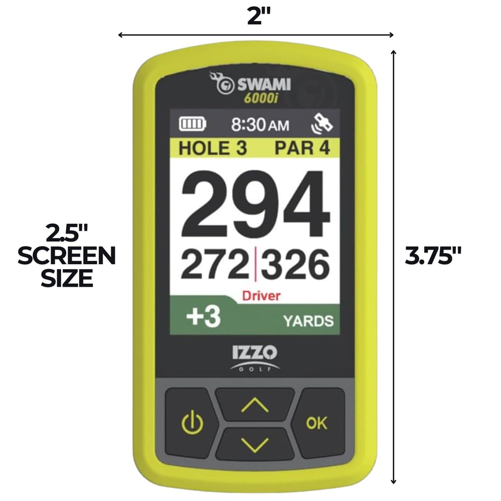 Handheld Golf GPS Water-Resistant Color Display with 38,000 Course Maps E63426