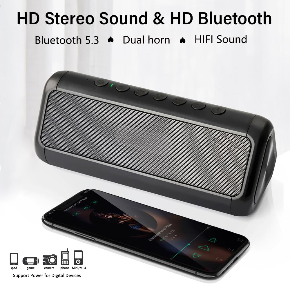 Portable Wireless Bluetooth Speaker with 50H Playtime L6806