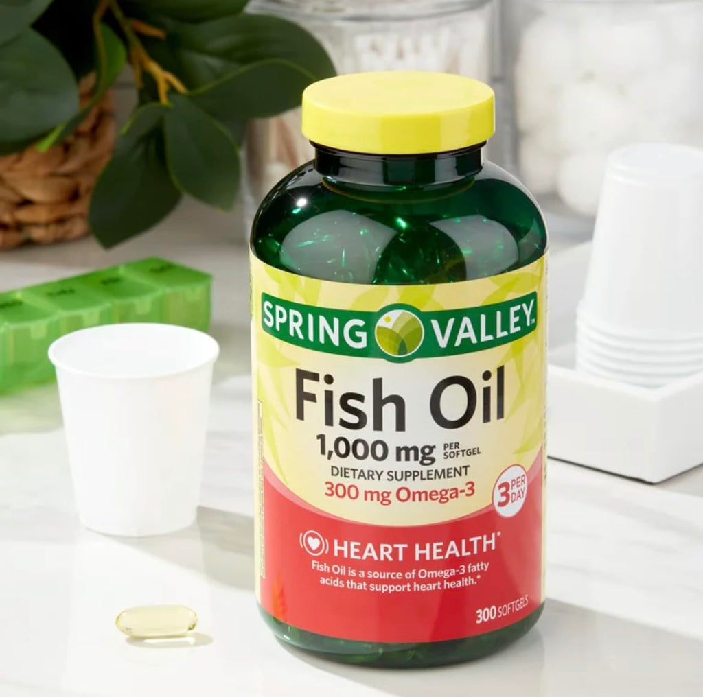 Fish Oil Softgels 1000 mg 300 Count V14849