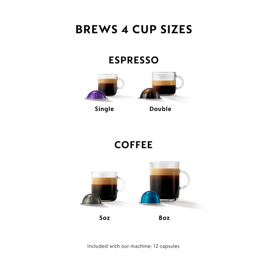 Matte Black Coffee and Espresso Maker I39314