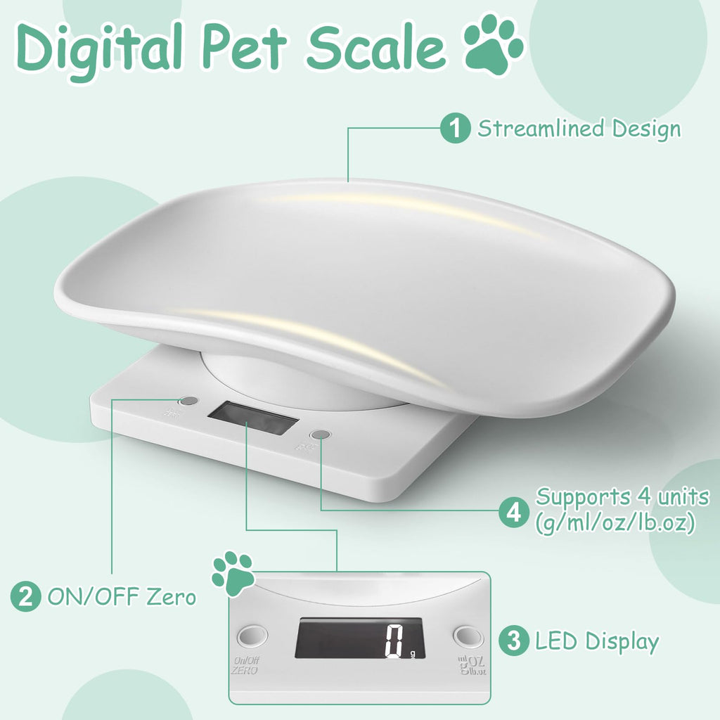 Digital Pet Scale, Max 33lb, 11.4 inch W828658