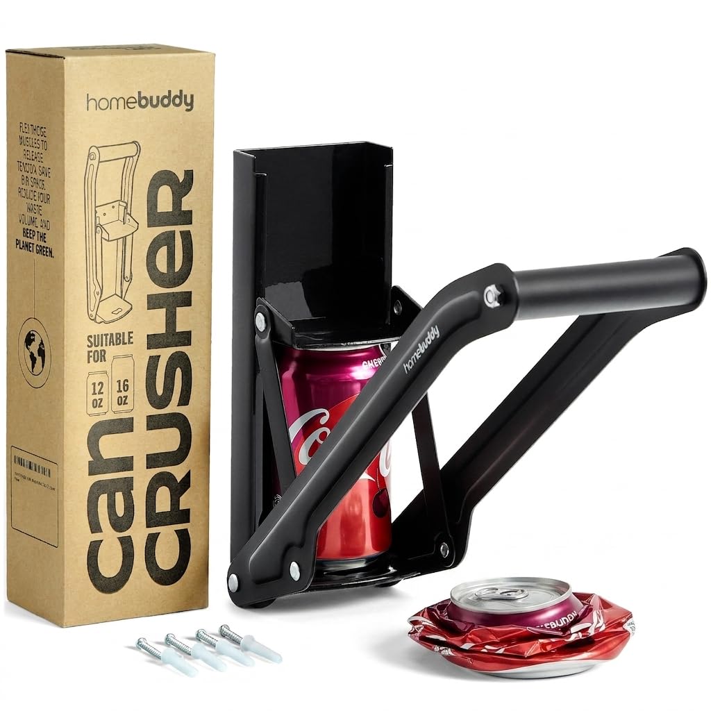 12 Oz. and 16 Oz. Wall Mounted Can Crusher K867