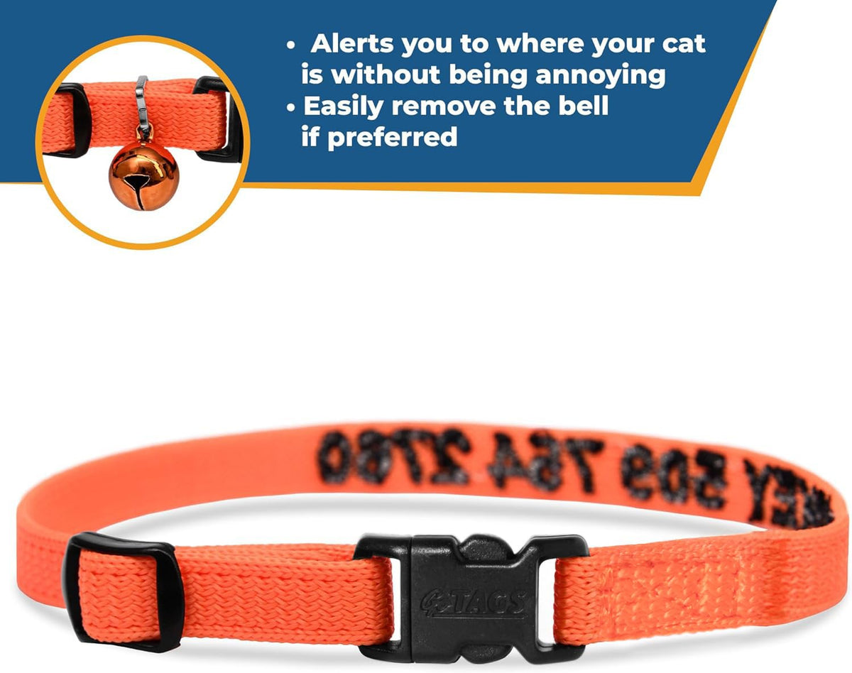 Personalized Cat Collars with Breakaway Safety Release Buckle P906