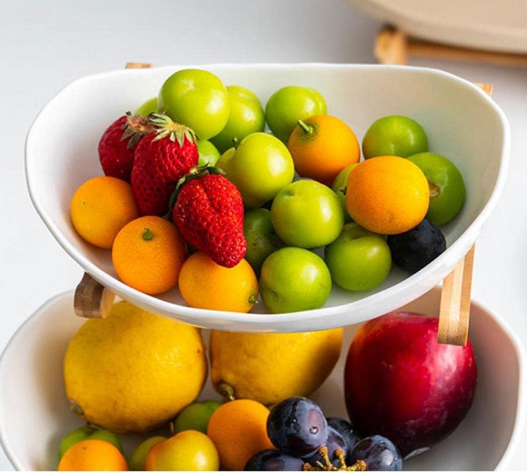 3 Tier Ceramic Fruit Basket Stand A68715