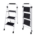 3 Step Ladder with Anti-Slip Pedal & Handrail B83353