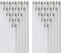 24 Inch T8 Fluorescent Tube Light Bulb 17W 1400 Lumens 3000K Soft White G13 Medium Bi-Pin Base 2 Foot Straight Linear Lamp Pack of 30 K31471