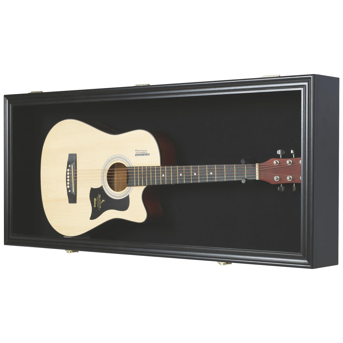 42" Electric Guitar Display Case Cabinet Shadow Box with Lock Q3469