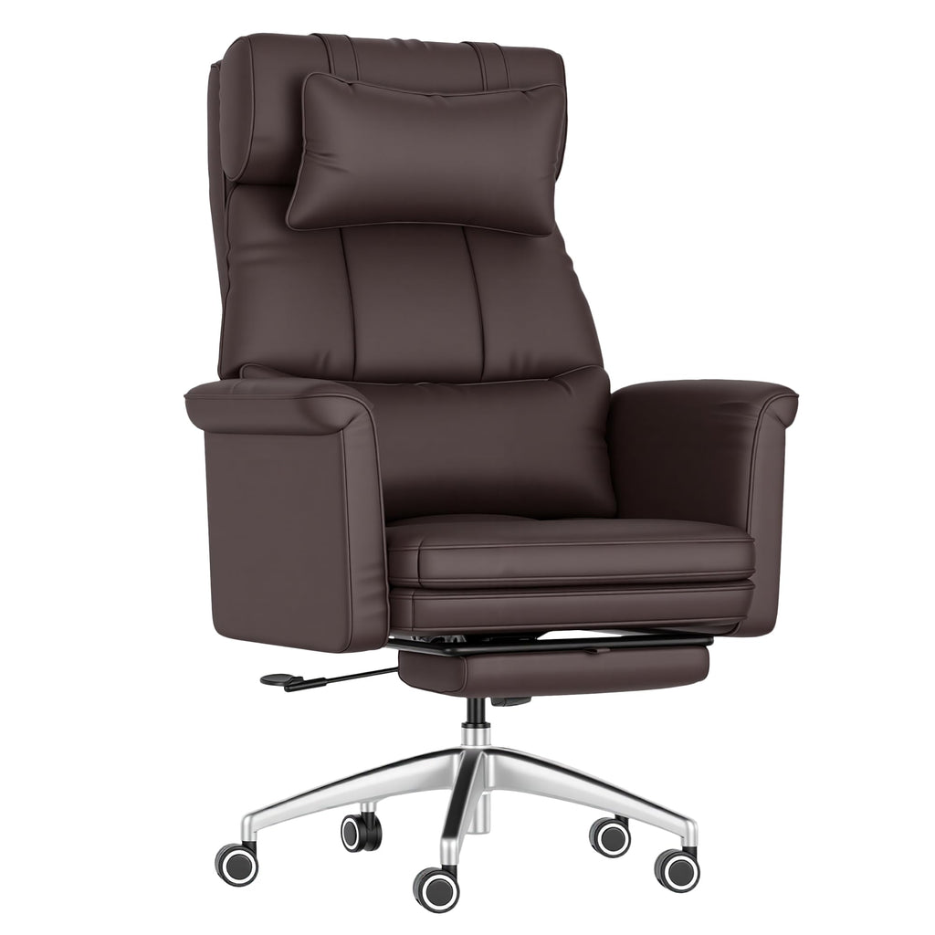 Oversized Brown Convertible Office Chair I119412