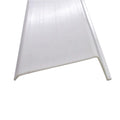 White Ribbed Acrylic Diffuser (L-Shaped, 24") U26971