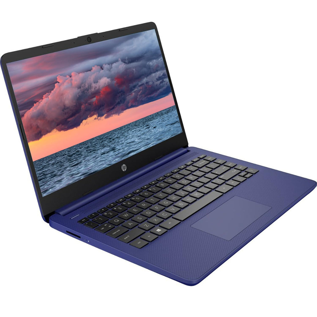 14" Portable Laptop, Intel Quad-Core, 16GB RAM, 64GB eMMC, Windows 11, Blue O838312
