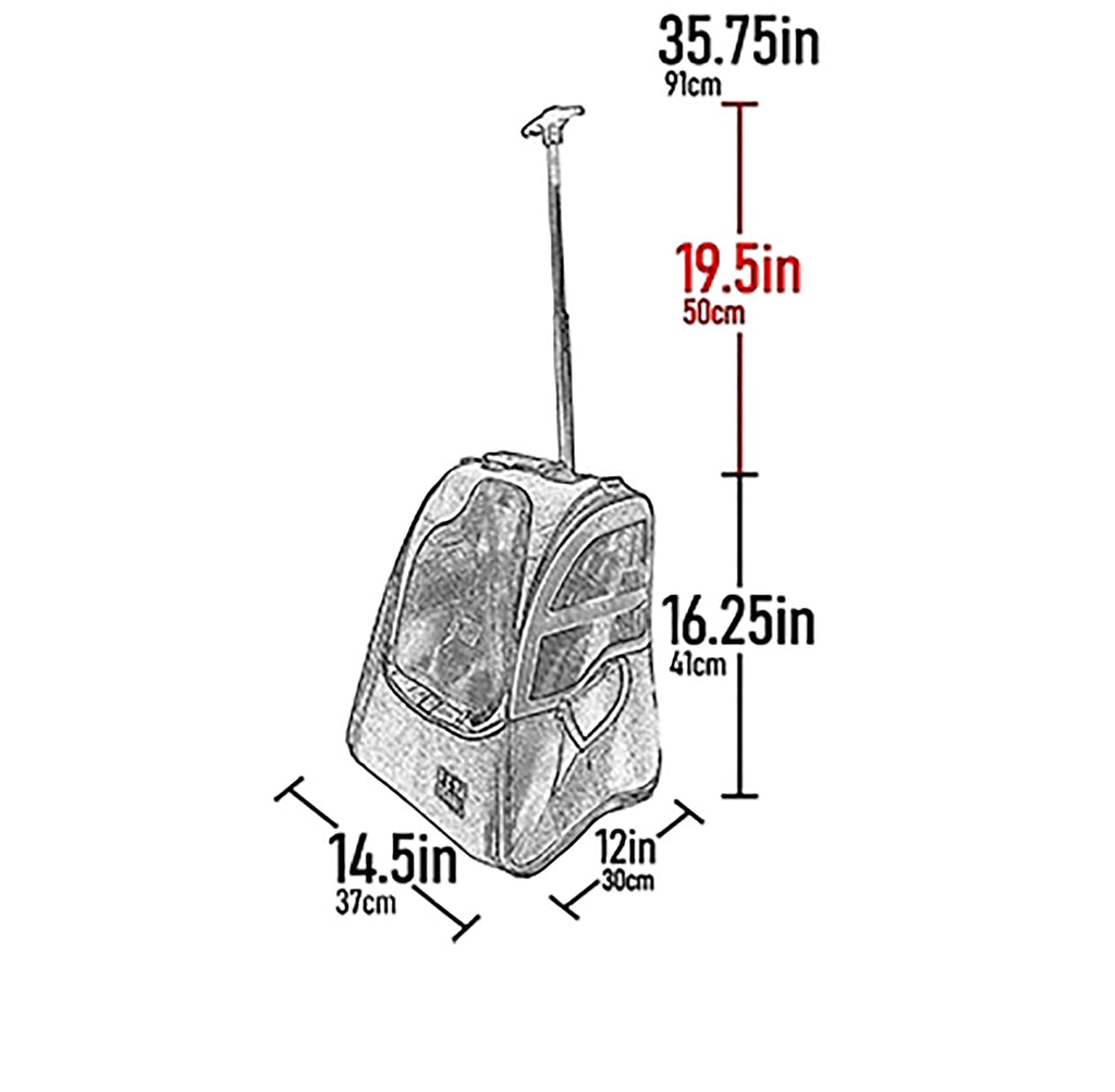 Large Pink Pet Backpack Z39071