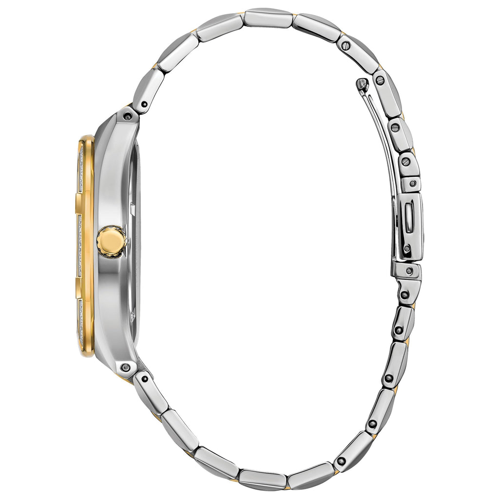 Two-Tone Stainless Steel Diamond Bezel Watch J4276