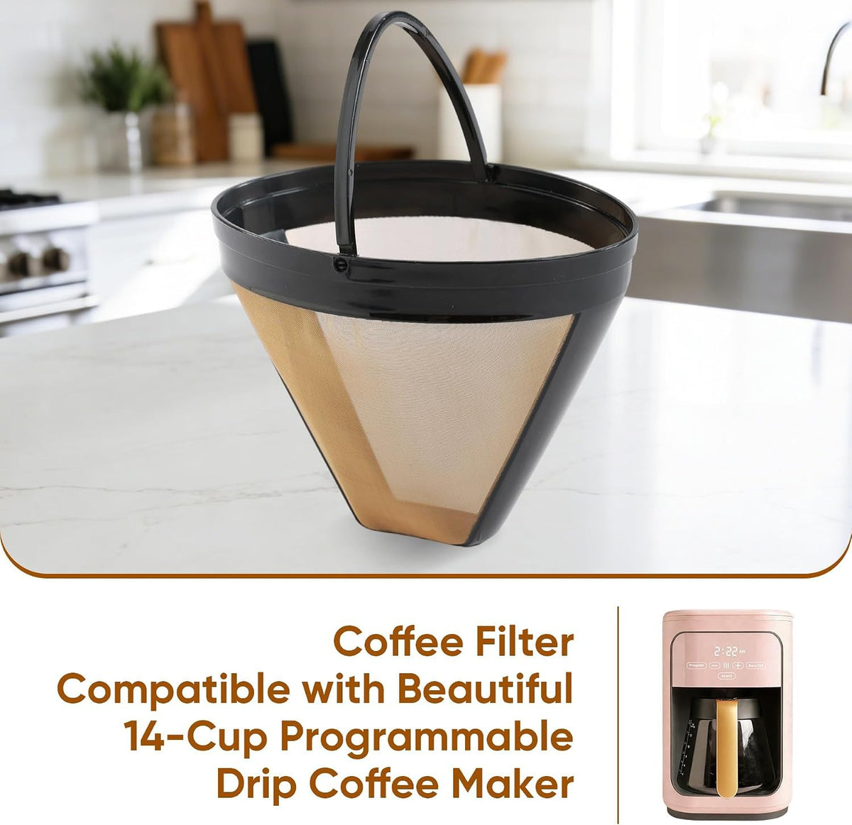 2 Reusable Coffee Filters X227221