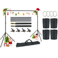Adjustable Photography Backdrop Stand Kit with Carrying Bag V6716