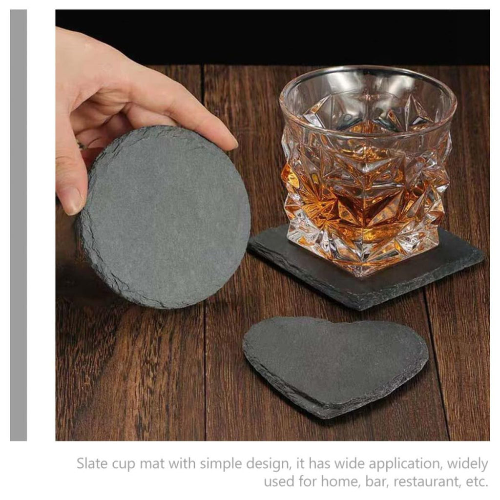 Natural Stone Drink Coasters Set J2611