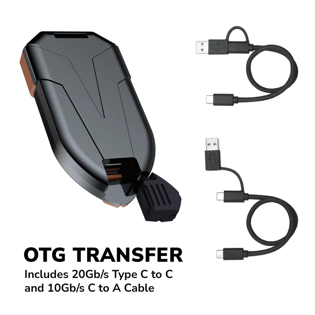 1TB IP67 Waterproof USB 3.2 Gen 2x2 Type C External SSD N62797