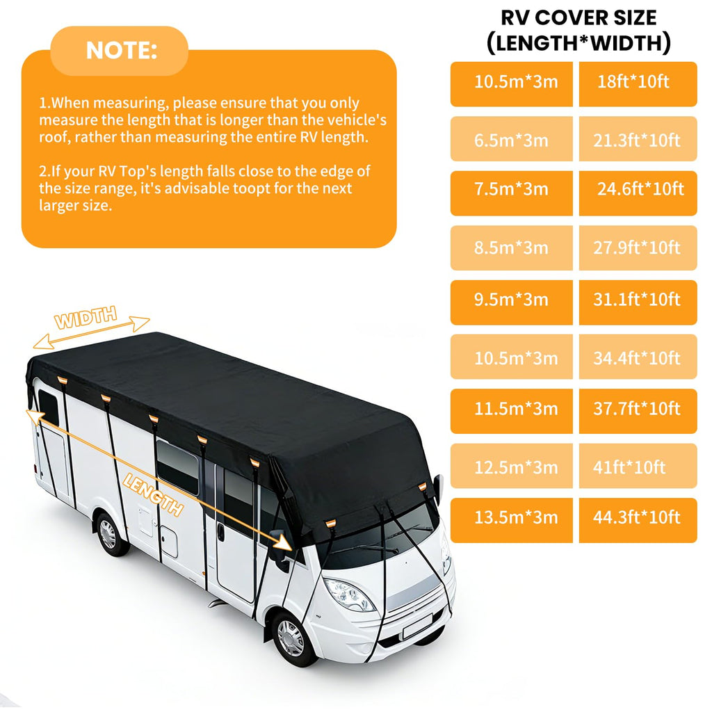 600D Waterproof RV Roof Cover G6254