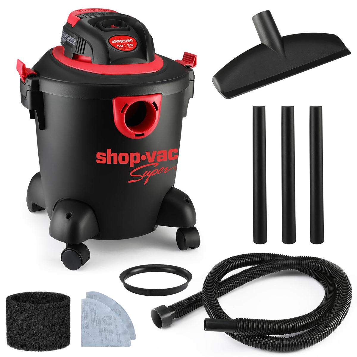5 Gallon 3.0 Peak HP Wet/Dry Vac with Blower O54114