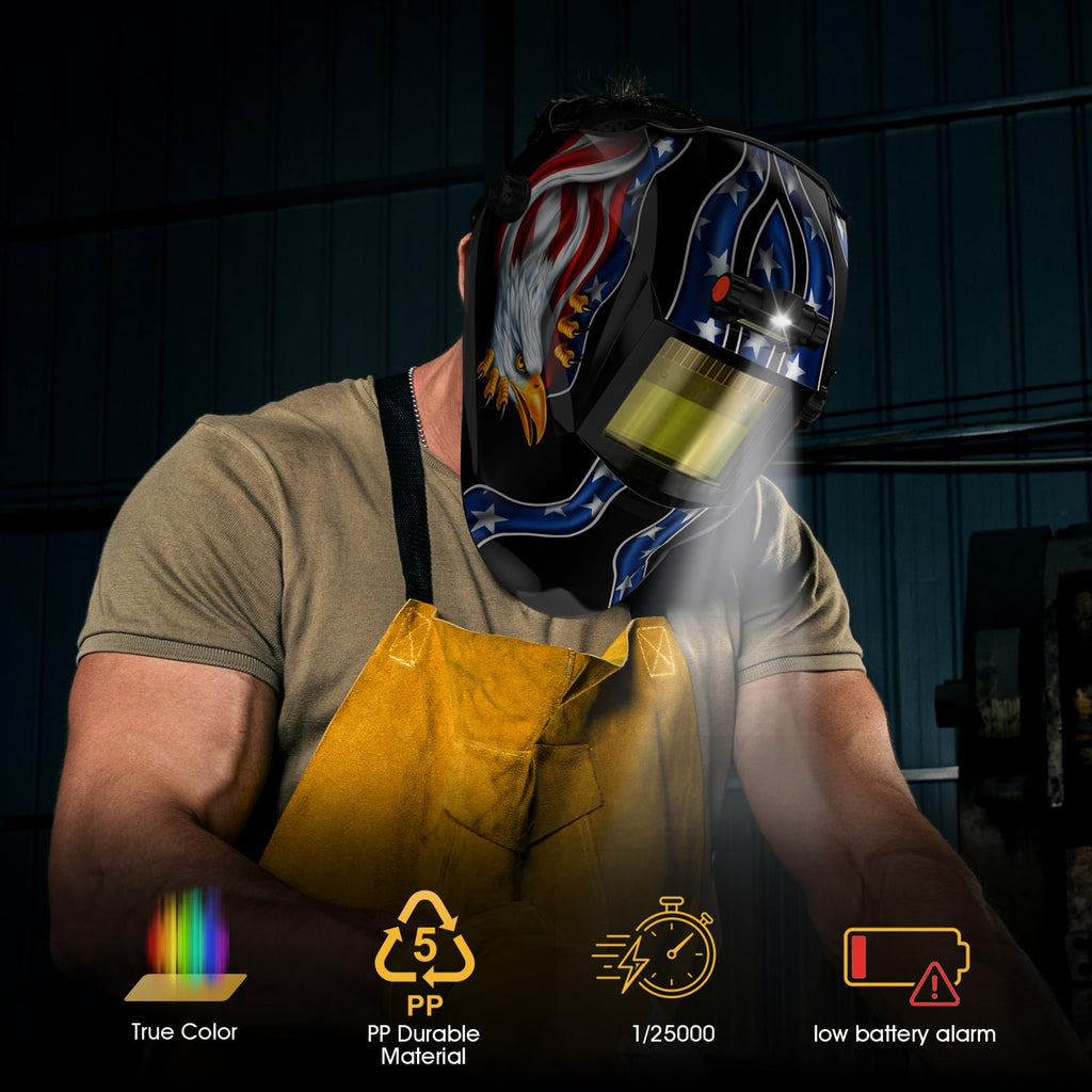 Auto Darkening Solar Powered Welding Helmet C746149