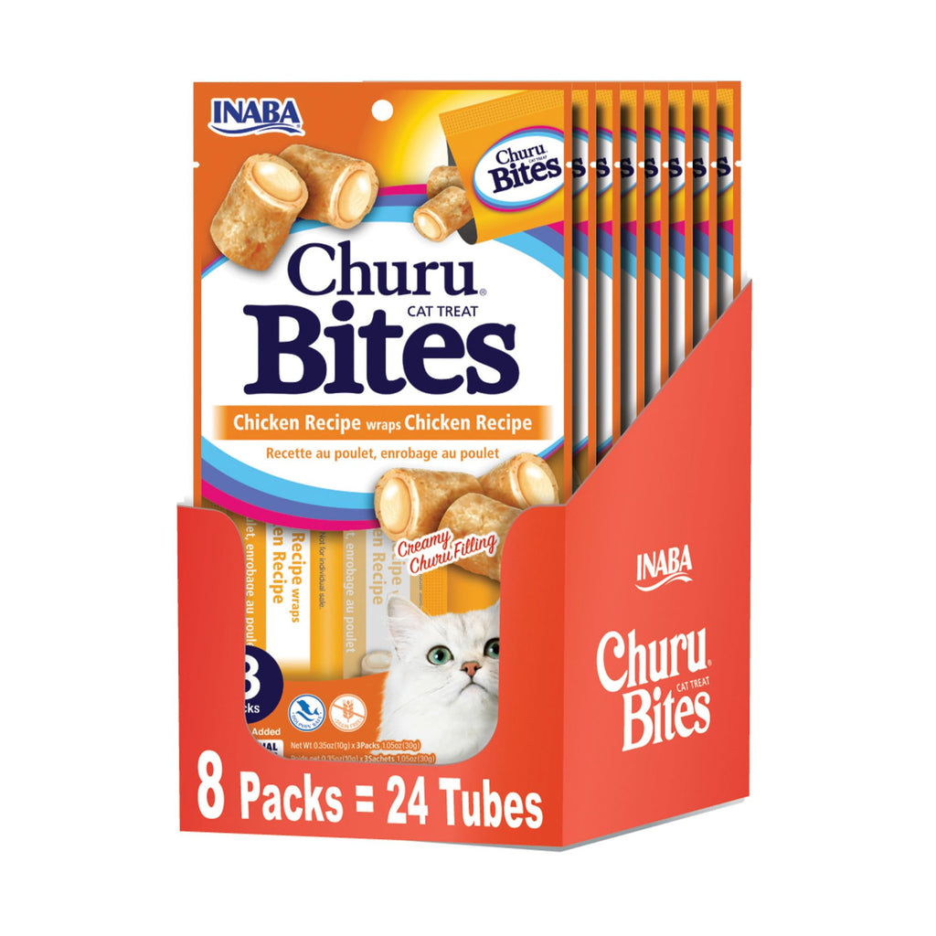Soft Chewy Baked Chicken Cat Treats with Vitamin E, 24 Tubes O670547