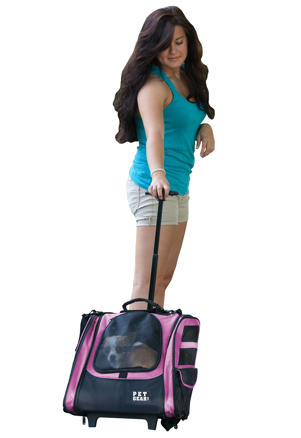 Large Pink Pet Backpack Z39071