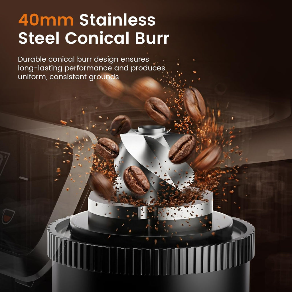 Electric Burr Coffee Grinder, 30 Settings J5779