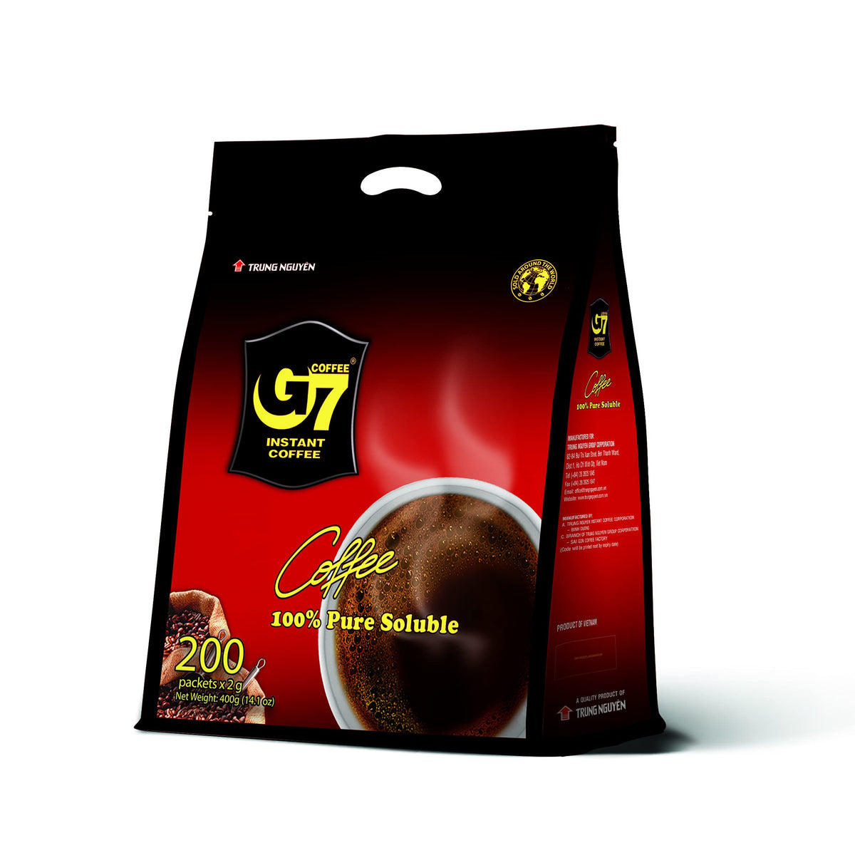 Black Instant Coffee 200 Sachets B575613