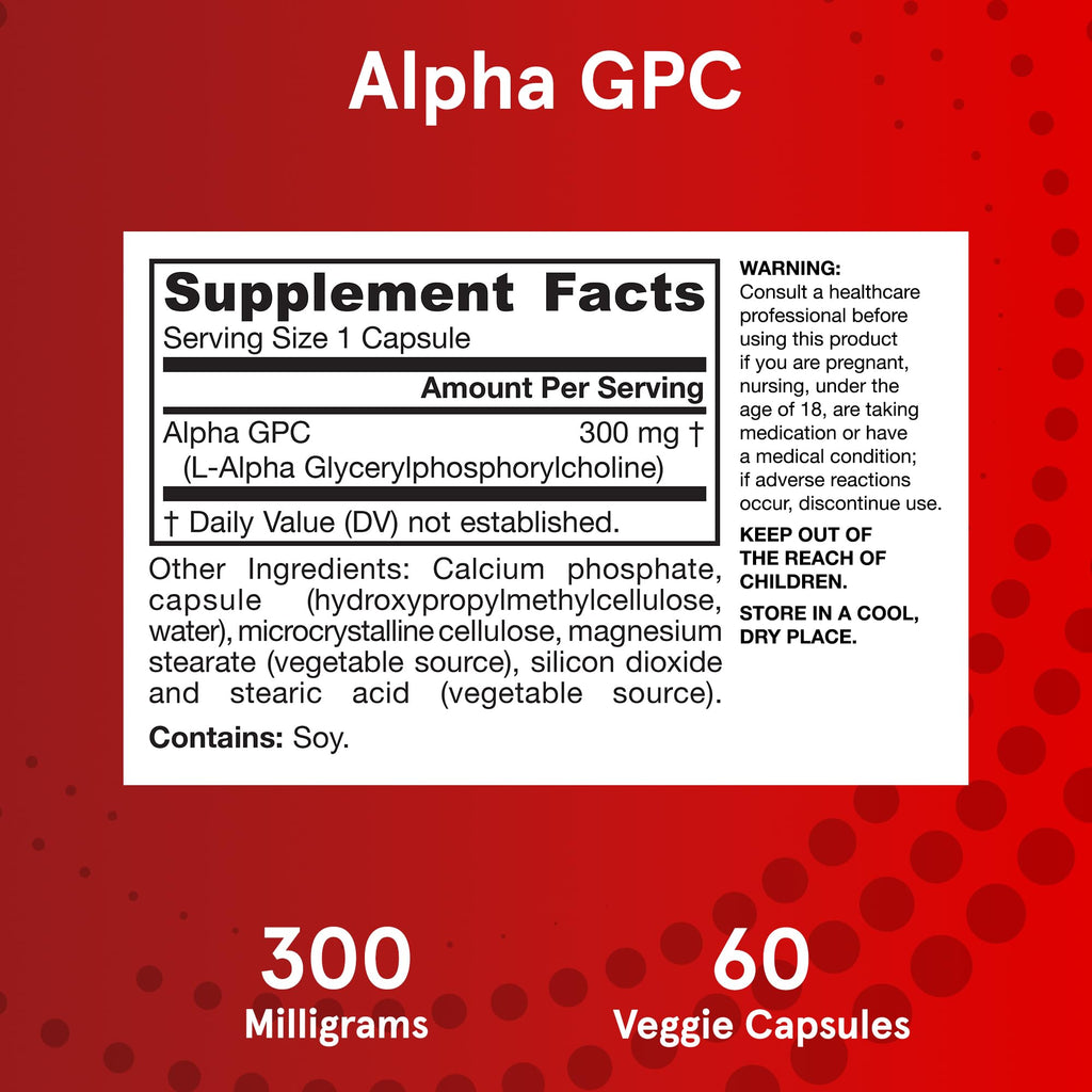 300mg Choline 60 Capsules E3691