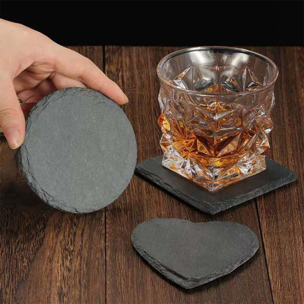 Natural Stone Drink Coasters Set J2611