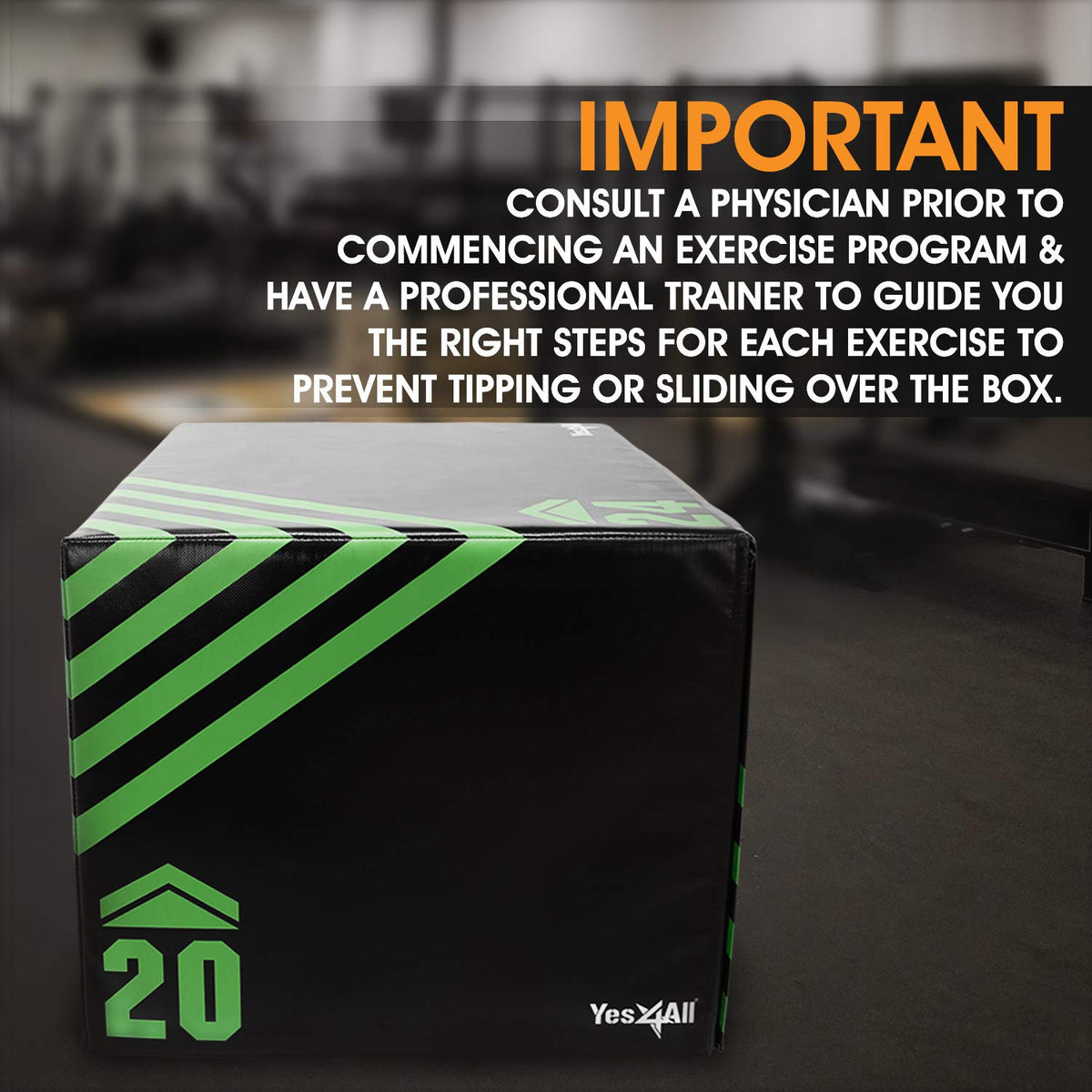 3 in 1 Foam Plyometric Jump Box A277