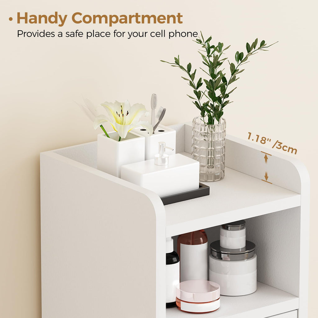 Small 2 Doors Narrow Bathroom Storage Cabinet S85674