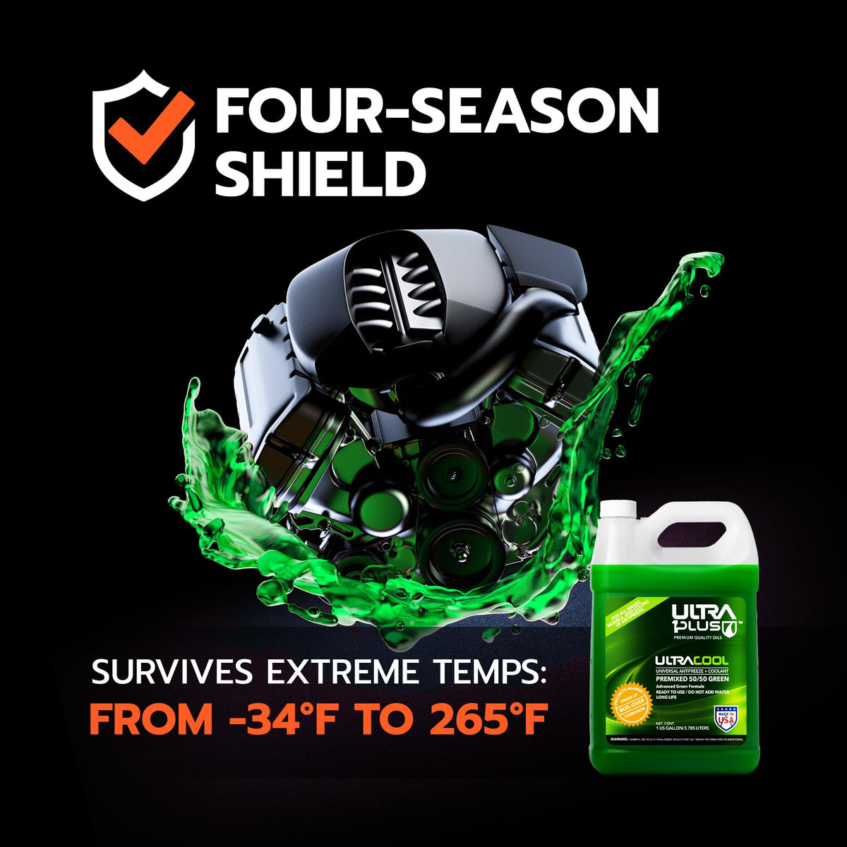 5W-30 Full Synthetic Motor Oil & Antifreeze Coolant Z4032