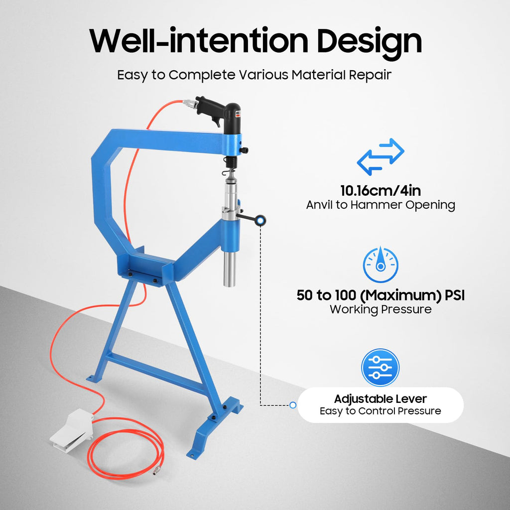 Pneumatic Planing Hammer with Pedal and Stand U543