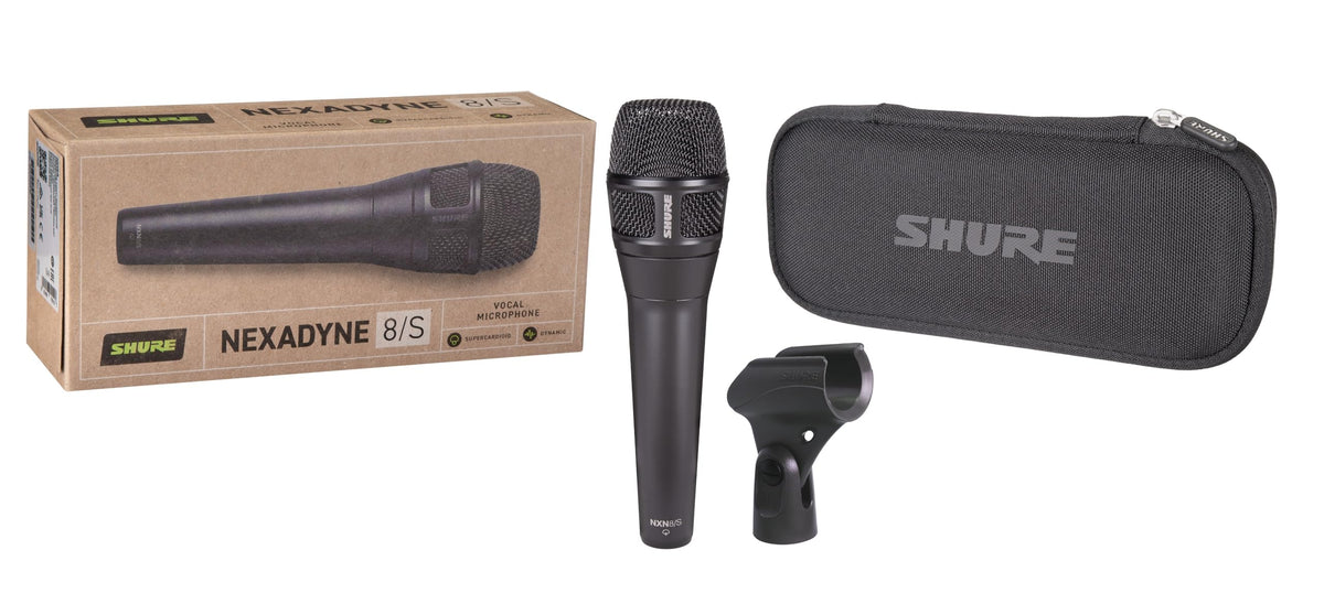 Black Supercardioid Dynamic Vocal Microphone Y3031
