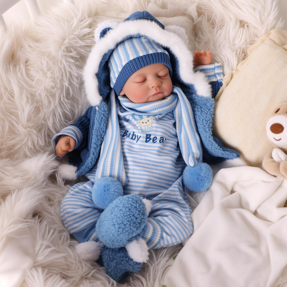 20 Inch Reborn Baby Dolls Boy Soft Body Z68377