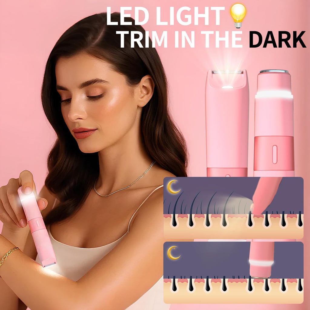 Pink 2 in 1 Bikini Trimmer Z90516
