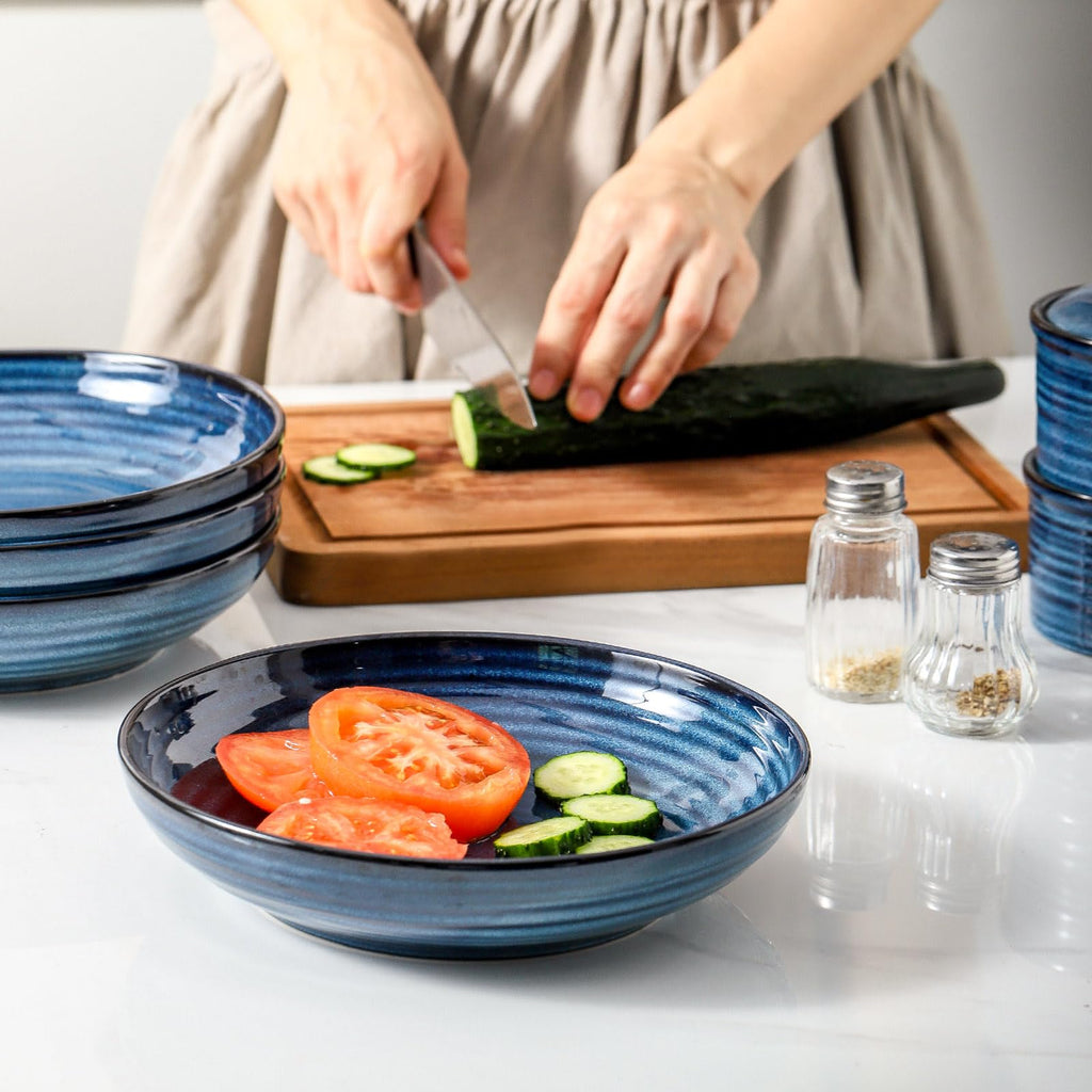 32 Oz Ceramic Serving Bowls Set of 4 K72825