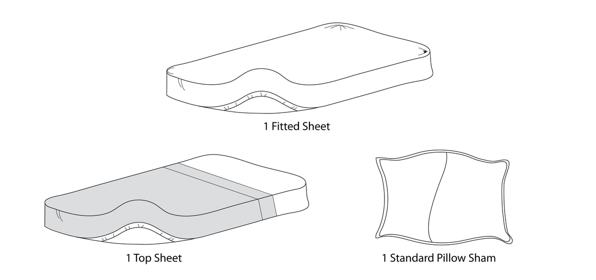 Ultra Soft Microfiber Toddler Sheet Set Grey 3 Piece T439