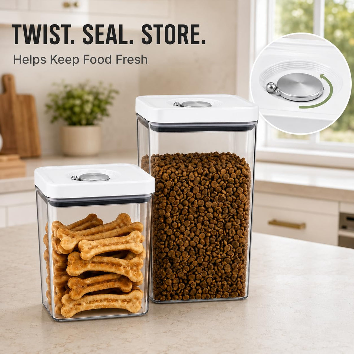 Dog and Cat Food Storage Containers 2-Pack T922039