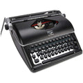 Black Manual Retro Typewriter Q6974