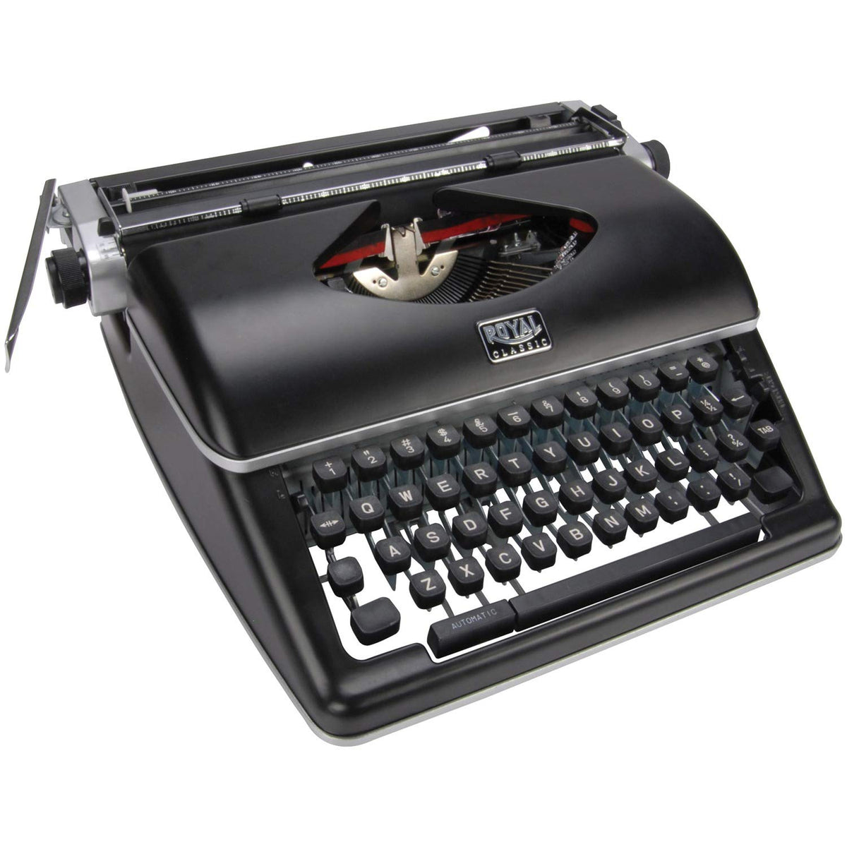 Black Manual Retro Typewriter Q6974