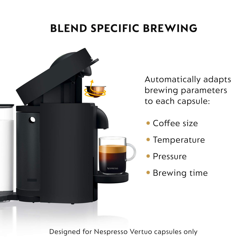 Matte Black Coffee and Espresso Maker I39314