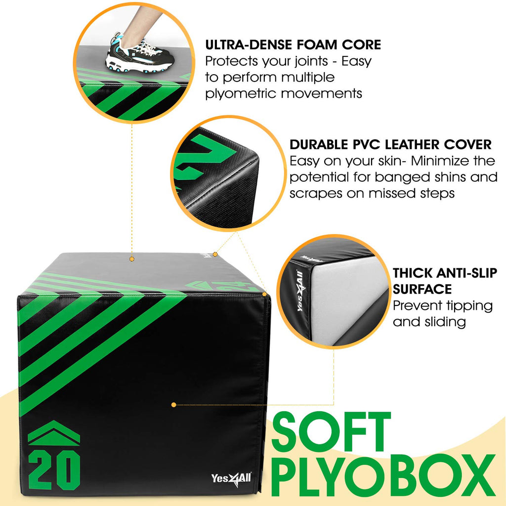 3 in 1 Foam Plyometric Jump Box A277