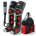 Black Leg Compression Massager with Heated Knee R468205