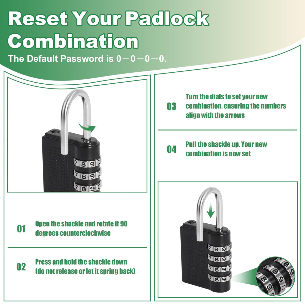 Gas Can Holder Rack with Combination Lock, 5 Gallon M68480