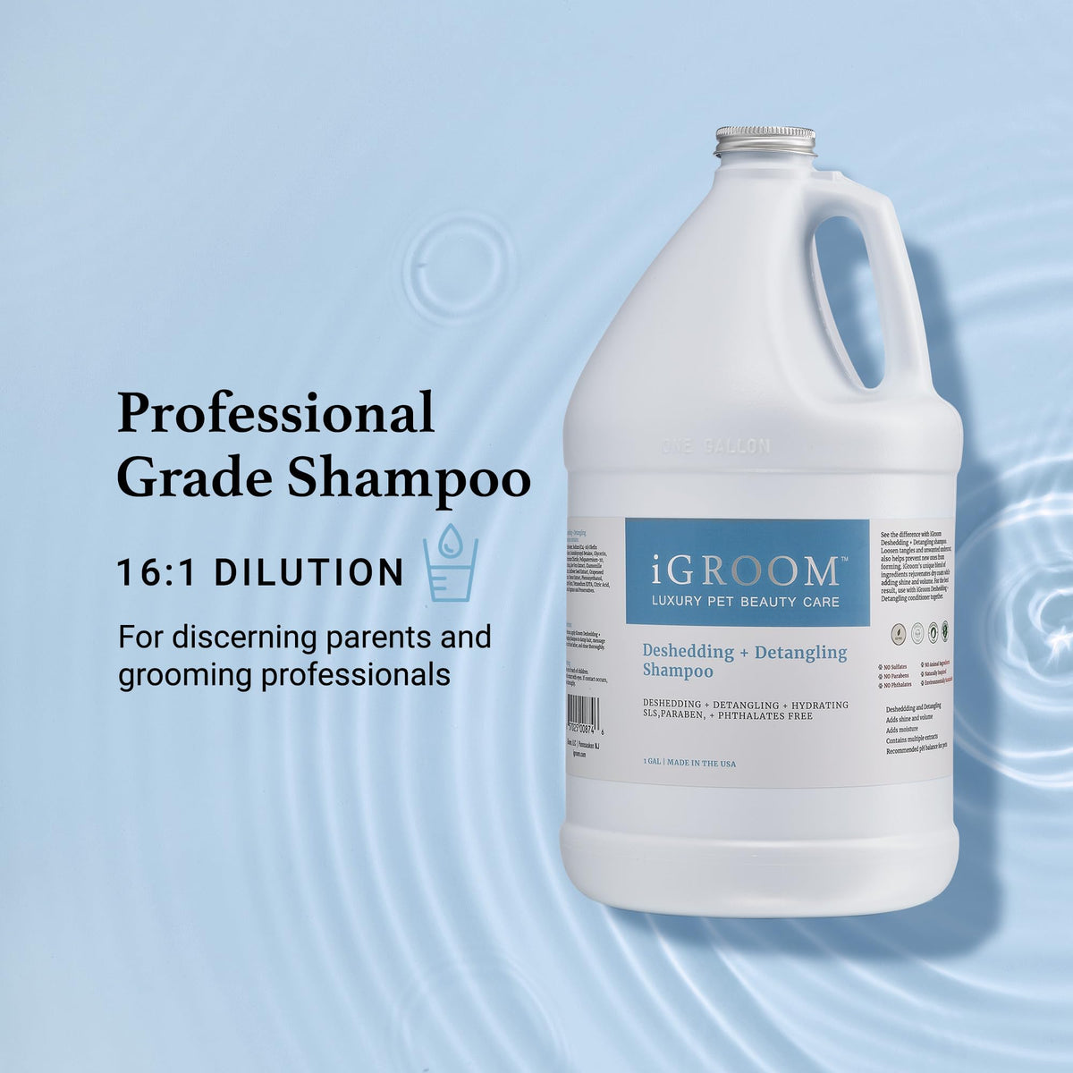 Deshedding & Detangling Dog Shampoo 1 GAL D9983